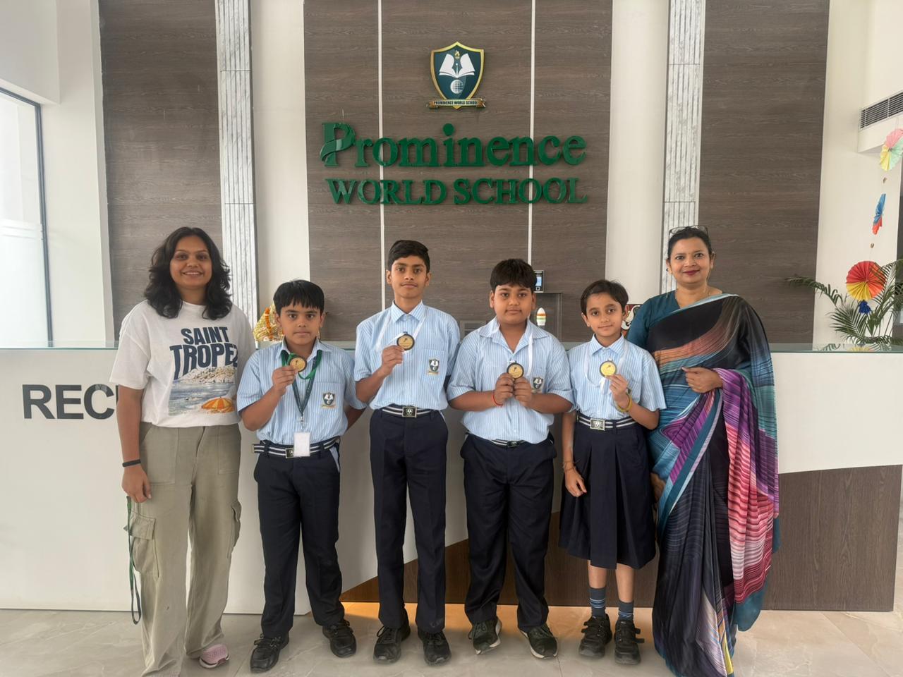 Skating interschool competition winners